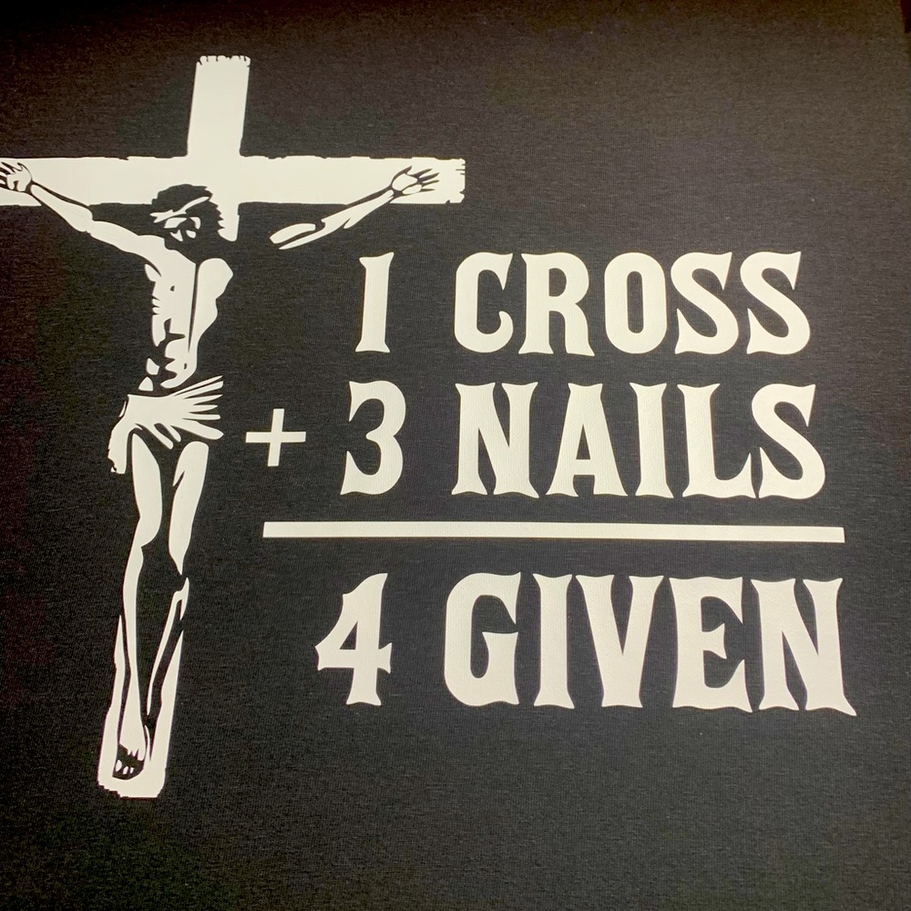 Christ on the Cross Forgiven Shirt